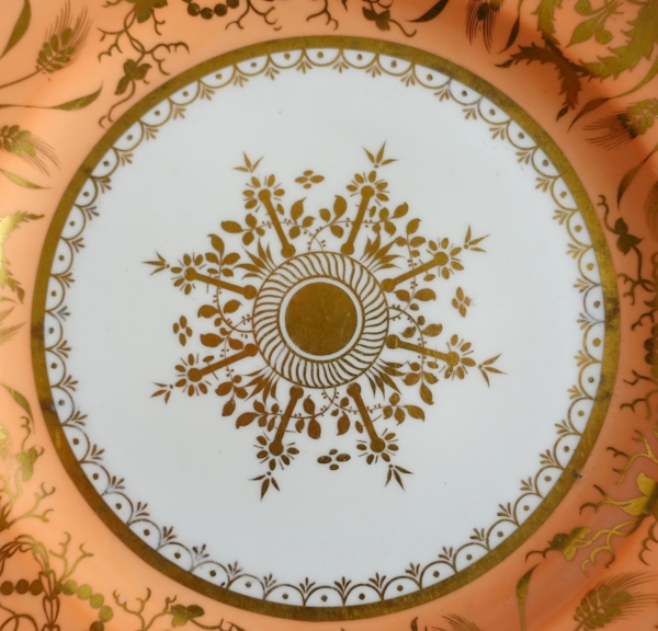 Spode Manufacture : pair of porcelain serving plates - 19th century circa 1820