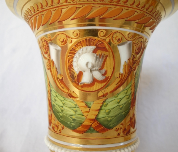 Pair of Empire Paris porcelain planters attributed to Schoelcher - vers 1820