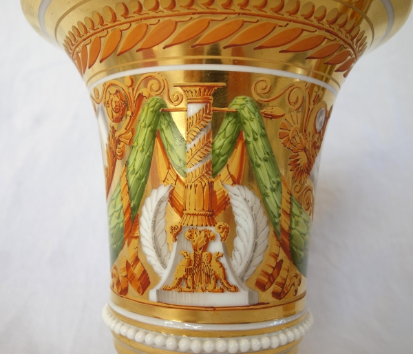 Pair of Empire Paris porcelain planters attributed to Schoelcher - vers 1820