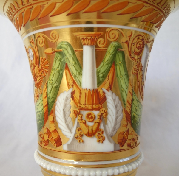 Pair of Empire Paris porcelain planters attributed to Schoelcher - vers 1820
