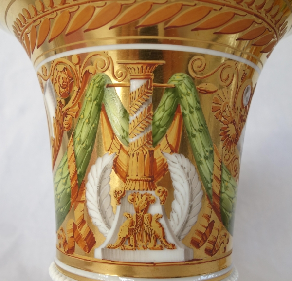 Pair of Empire Paris porcelain planters attributed to Schoelcher - vers 1820