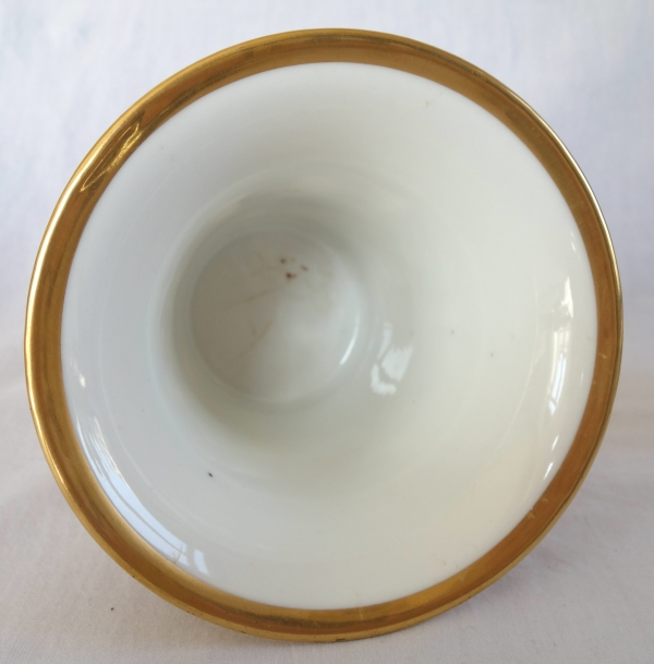 Pair of Empire Paris porcelain planters attributed to Schoelcher - vers 1820