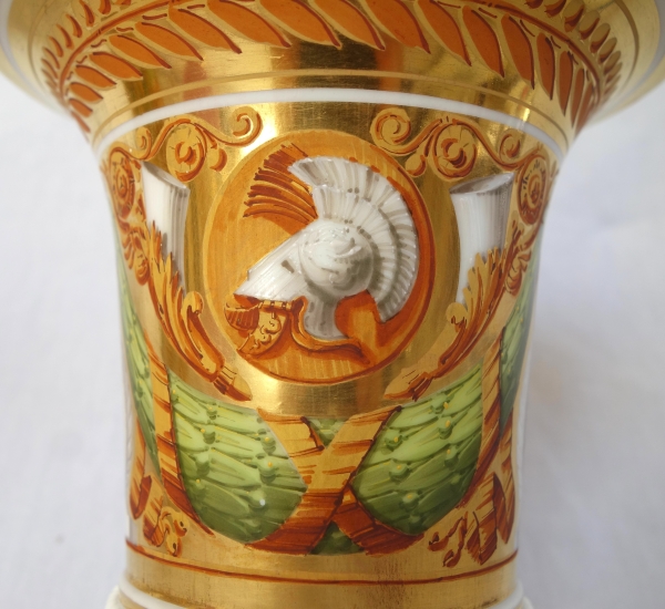 Pair of Empire Paris porcelain planters attributed to Schoelcher - vers 1820