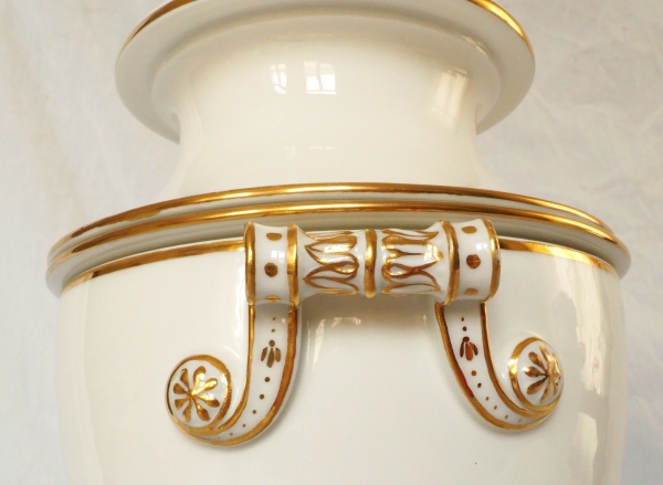 Nast : pair of Empire Paris porcelain ice pails - early 19th century