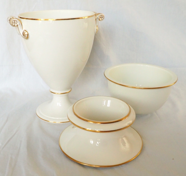 Nast : pair of Empire Paris porcelain ice pails - early 19th century