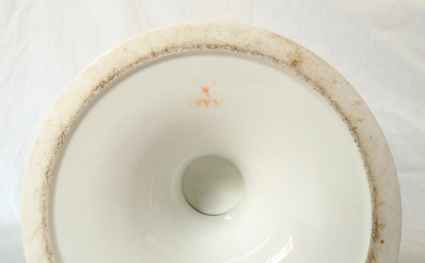 Nast : pair of Empire Paris porcelain ice pails - early 19th century