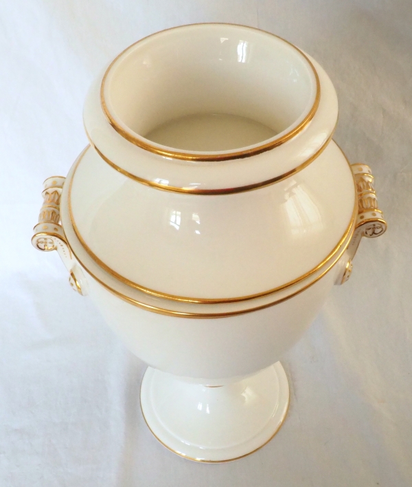 Nast : pair of Empire Paris porcelain ice pails - early 19th century