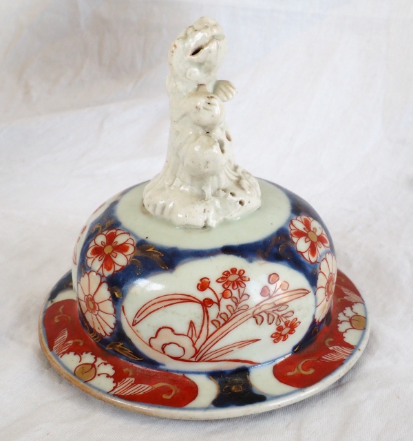 Pair of Imari porcelain jars / urns, late 19th century