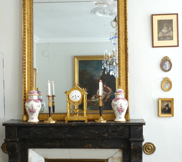 Paire de potiches en porcelaine dans le goût de la Chine - famille rose - Manufacture Samson