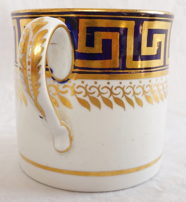 Manufacture Spode : pair of coffee cups, late 18th century circa 1790 - signed