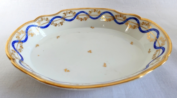 Paris porcelain tray / trinket bowl, Louis XVI production - 18th century