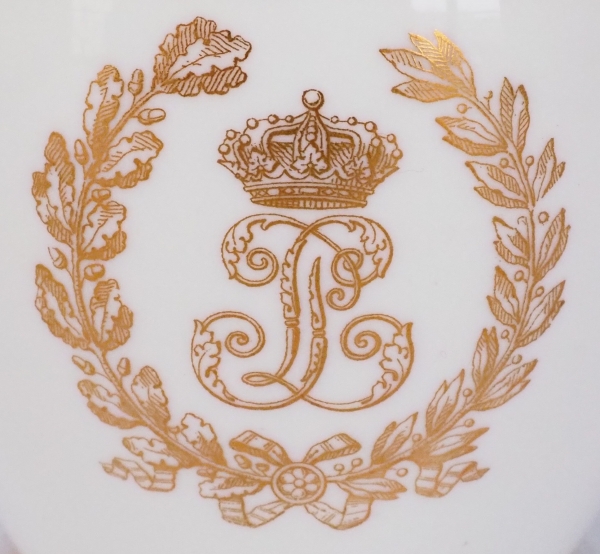 Sevres manufacture : porcelain milk jug from Louis Philippe royal residence Chateau de Bizy