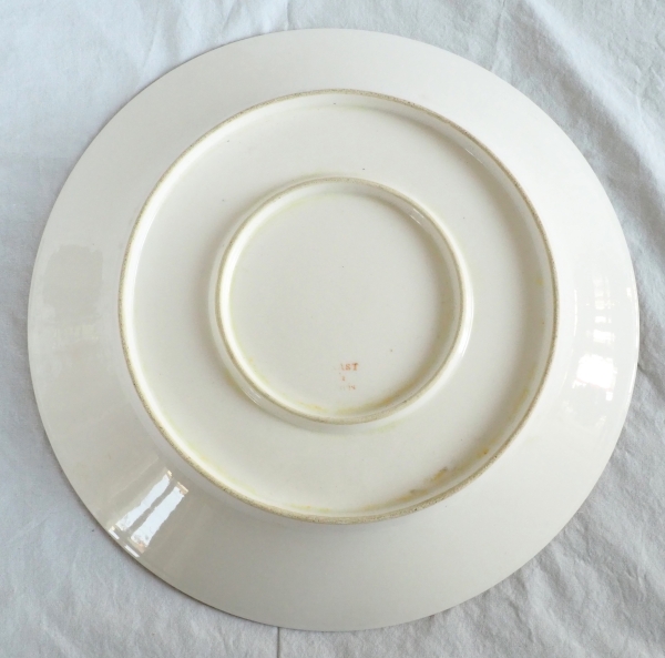 Nast : Empire Paris porcelain soup tureen enhanced with fine gold - early 19th century