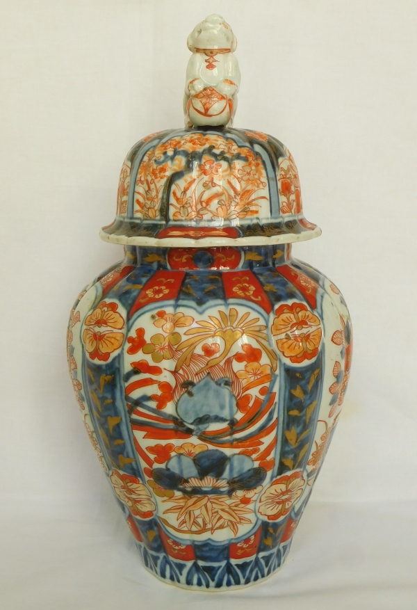 Potiche en porcelaine Imari, Japon, époque XIXe siècle - Napoléon III