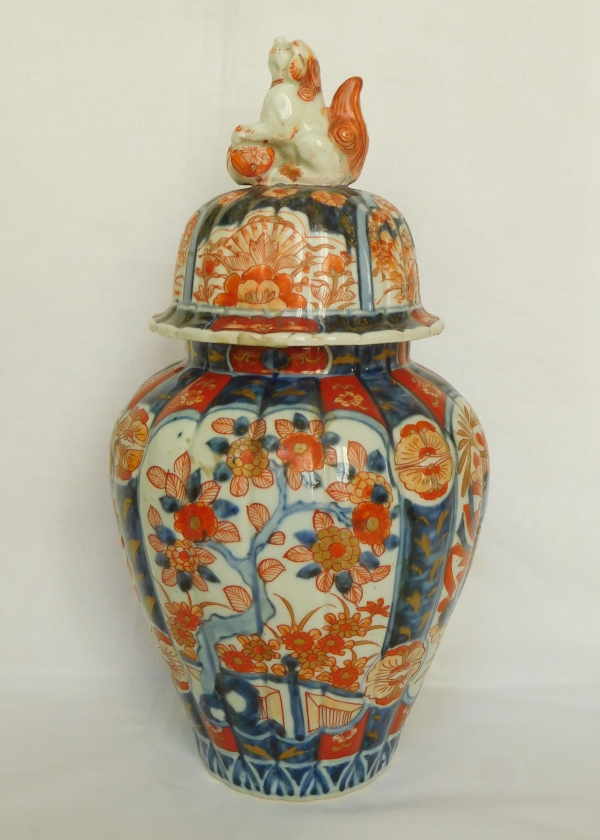 Potiche en porcelaine Imari, Japon, époque XIXe siècle - Napoléon III