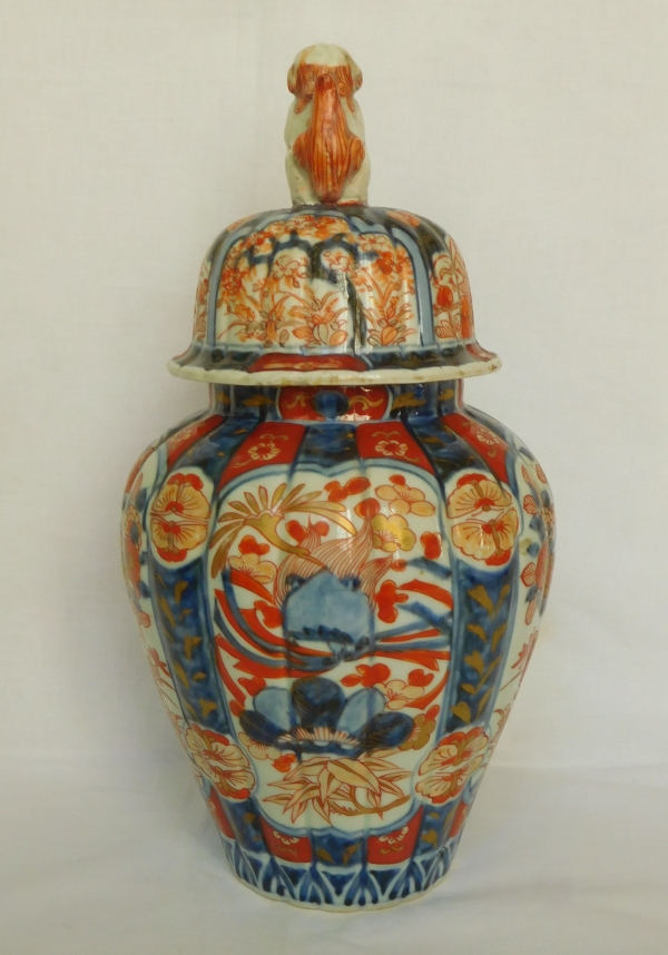 Potiche en porcelaine Imari, Japon, époque XIXe siècle - Napoléon III