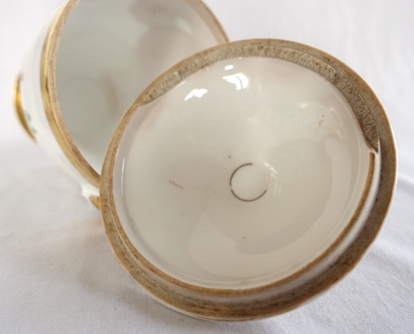 Empire Paris porcelain coffee set for 10 people - 19th century circa 1820