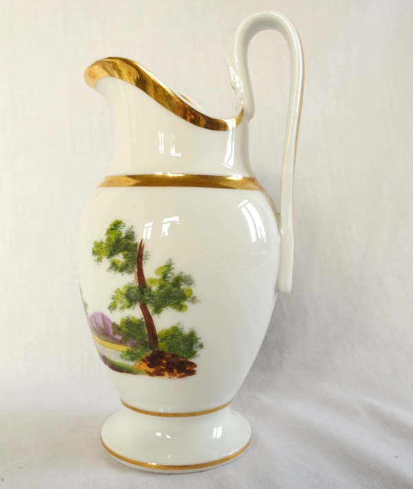 Empire Paris porcelain coffee set for 10 people - 19th century circa 1820