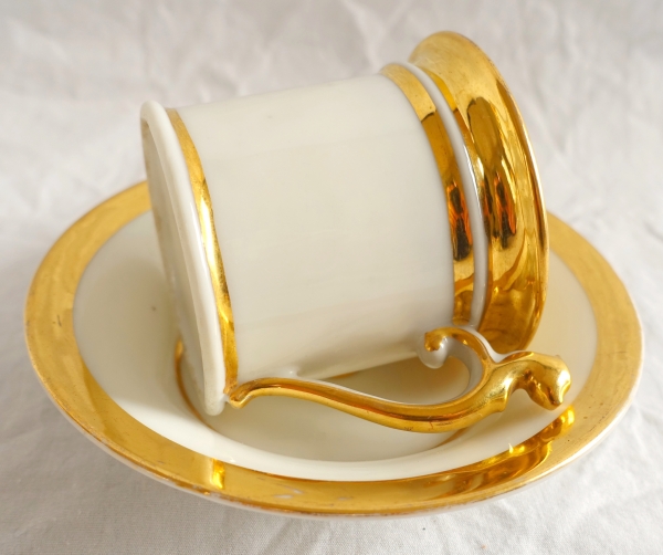 Paris porcelain coffee set for 12, early 19th century - 15 pieces
