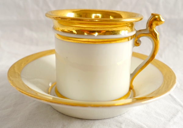 Paris porcelain coffee set for 12, early 19th century - 15 pieces