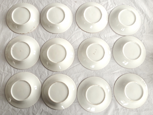 Paris porcelain coffee set for 12, early 19th century - 15 pieces