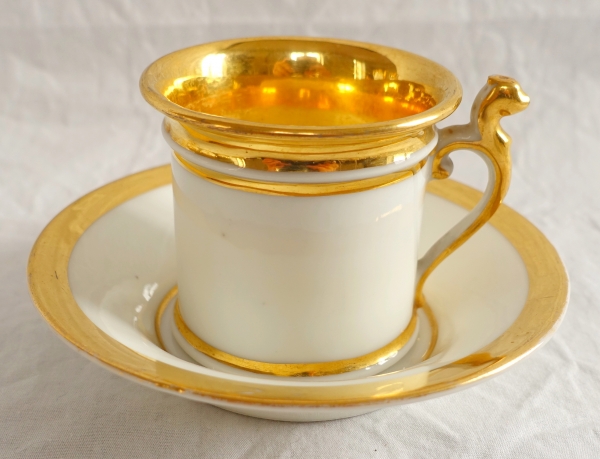 Paris porcelain coffee set for 12, early 19th century - 15 pieces