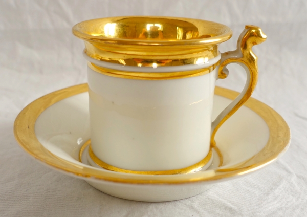 Paris porcelain coffee set for 12, early 19th century - 15 pieces