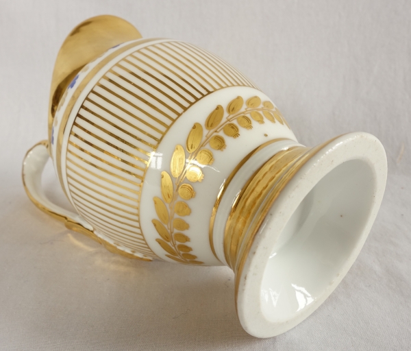 Empire Paris porcelain coffee set for 8 people, 19th century - 11 pieces