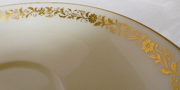 Sevres porcelain : complete tea set for 12 guests, Peyre pattern, 1888