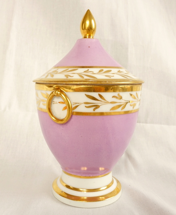 Empire Paris porcelain sugar pot in the taste of Nast