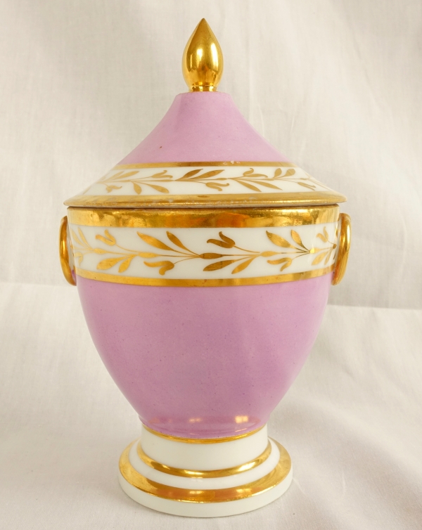 Empire Paris porcelain sugar pot in the taste of Nast