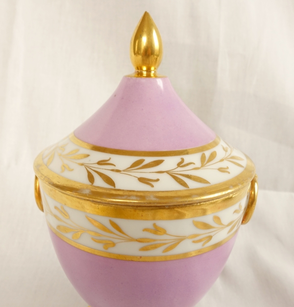 Empire Paris porcelain sugar pot in the taste of Nast