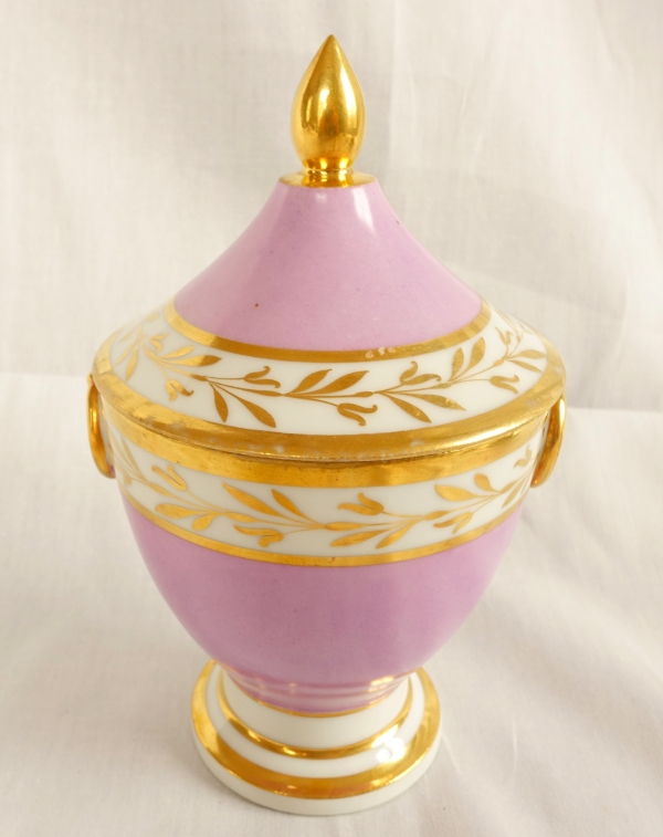 Empire Paris porcelain sugar pot in the taste of Nast