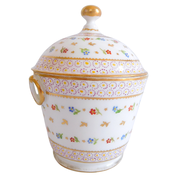 Paris porcelain suger pot, Locre manufacture, Louis XVI production - late 18th century