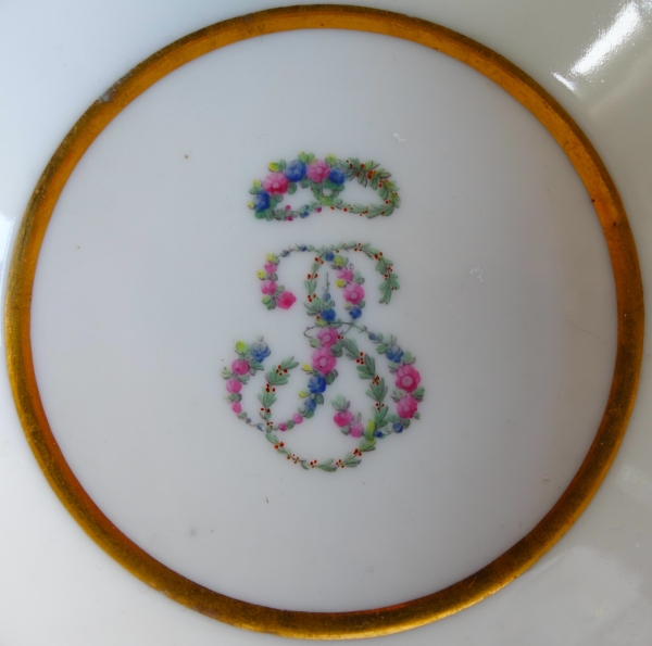 Manufacture du Duc d'Angoulême : tasse litron en porcelaine, époque Louis XVI