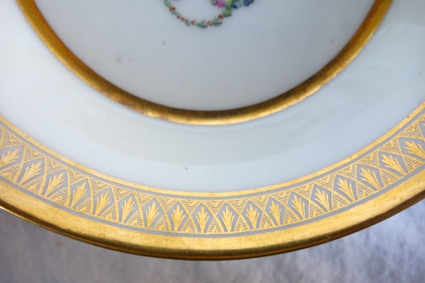 Manufacture du Duc d'Angoulême : tasse litron en porcelaine, époque Louis XVI