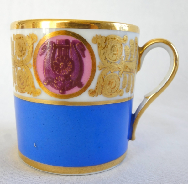 Feuillet Manufacture - early 19th century litron shaped cup