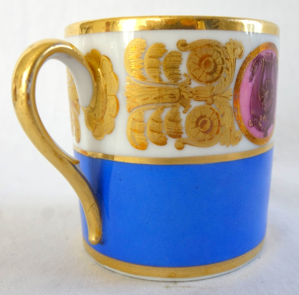 Feuillet Manufacture - early 19th century litron shaped cup