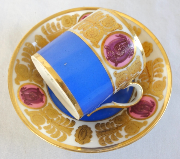 Feuillet Manufacture - early 19th century litron shaped cup
