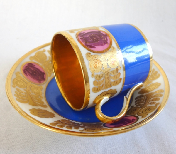 Feuillet Manufacture - early 19th century litron shaped cup