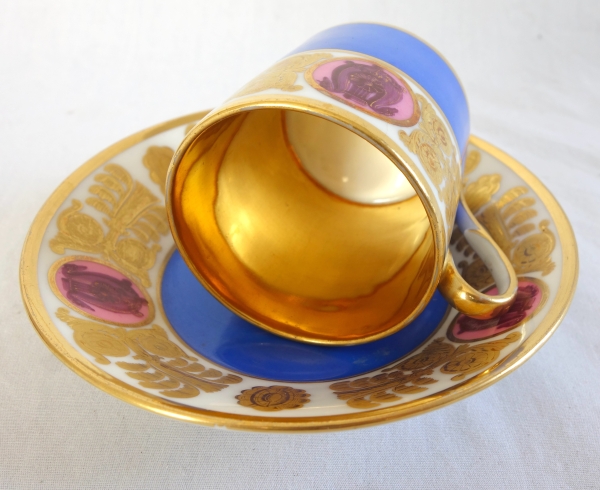 Feuillet Manufacture - early 19th century litron shaped cup
