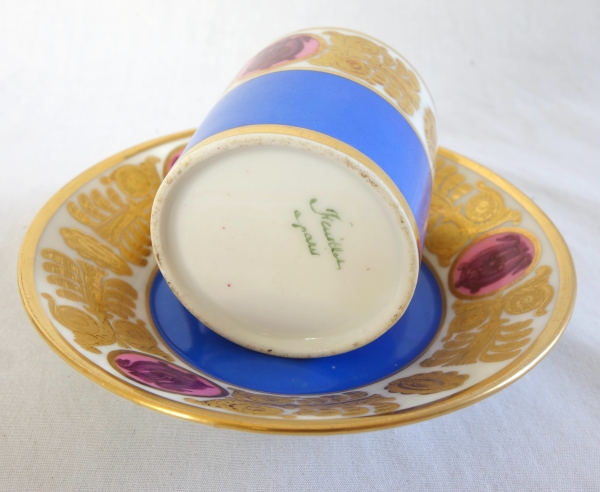 Feuillet Manufacture - early 19th century litron shaped cup