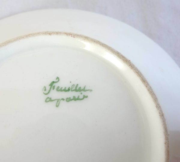 Feuillet Manufacture - early 19th century litron shaped cup