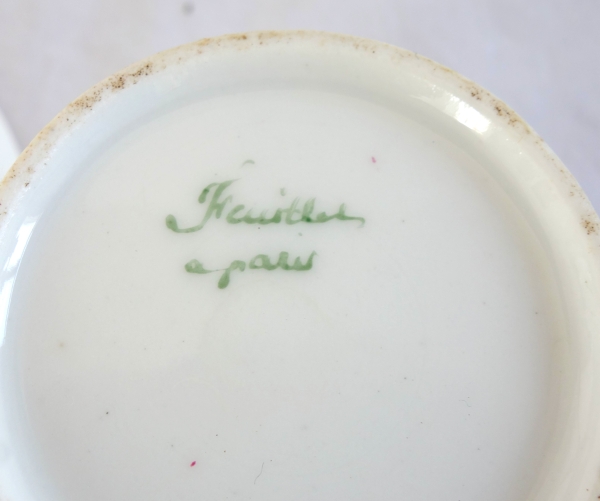 Feuillet Manufacture - early 19th century litron shaped cup