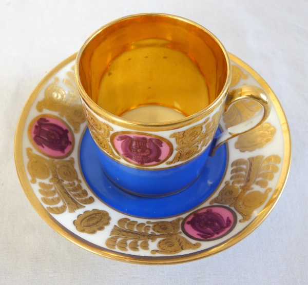 Feuillet Manufacture - early 19th century litron shaped cup