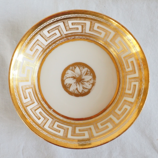 Empire porcelain litron-shaped coffee cup attributed to Dagoty