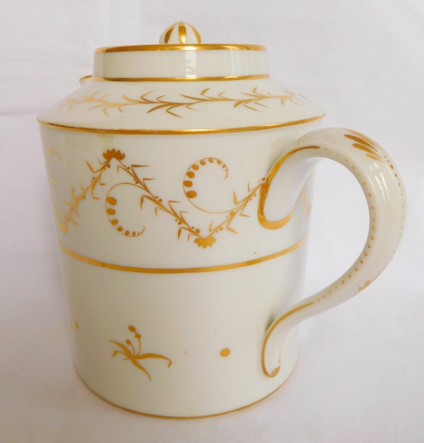 Paris porcelain teapot, Empire production - early 19th century