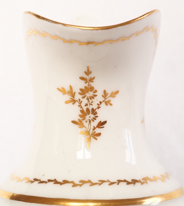 Paris porcelain milk jug attributed to Locre Manufacture - late 18th century