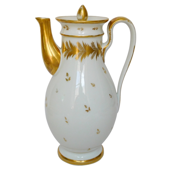 Locre porcelain coffee pot - Louis XVI period, 18th century