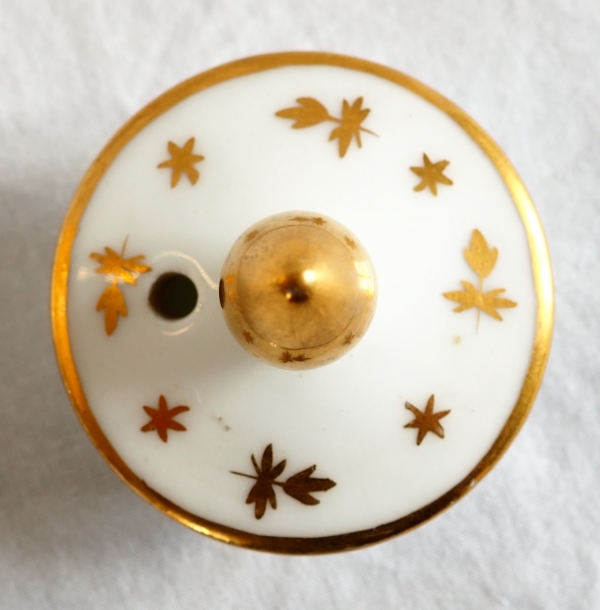 Tall Empire Paris porcelain coffee pot, early 19th century circa 1820